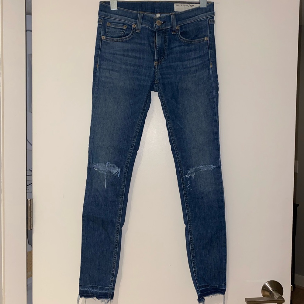 Rag & Bone Skinny Capri Jeans